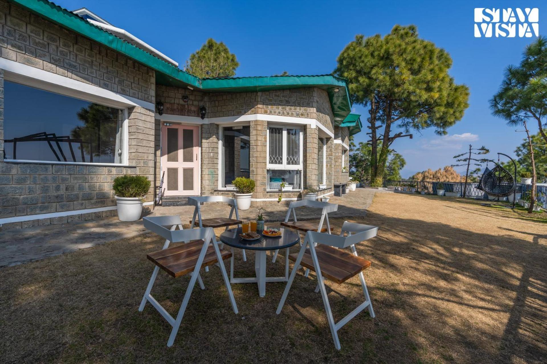 Stayvista At Serene With Outdoor Bonfire Barog Bagian luar foto